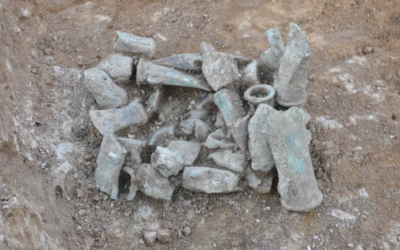 English Teenager Finds Bronze Age Ax Using a Metal Detector